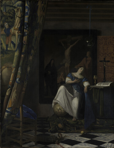 Johannes Vermeer, Allégorie de la Foi catholique , vers 1670-1672